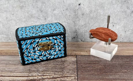 Hopi Pueblo Painted Box