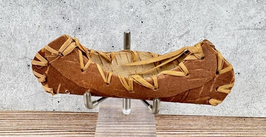 Ojibwe Indian Birch Bark Canoe
