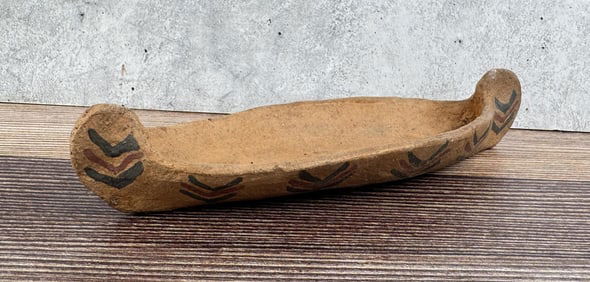Pueblo Pottery Canoe