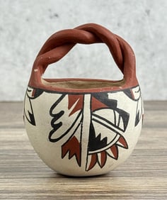 Jemez Pueblo Pottery Basket