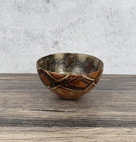 Antique Quechua Kichwa Amazonian Pottery Bowl