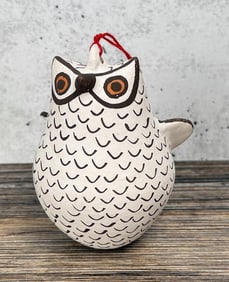 Regina Leno Acoma Pueblo Pottery Owl