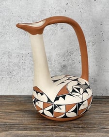 Elizabeth Olguin Isleta Pueblo Ewer Pitcher