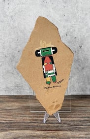 D. Beech Hopi Indian Kachina Painting