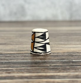 Acoma Pueblo Pottery Sewing Thimble