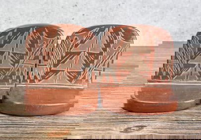 Madeline Tafoya Santa Clara Pueblo Bookends