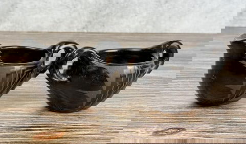 Santa Clara Pueblo Pottery Creamer Sugar