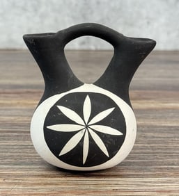 Pueblo Pottery Wedding Vase