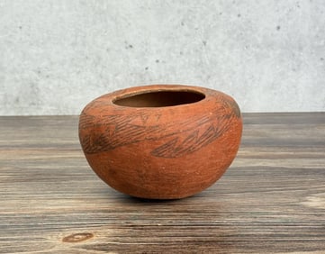 Ancient Anasazi Dogoszhi Tusayan Seed Jar Pot