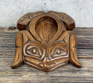 Harold Gregory Northwest Coast Haida Grease Bowl