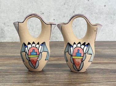 Jemez Pueblo Pottery Wedding Vases