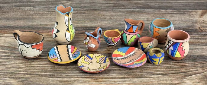Collection of Jemez Pueblo Pots