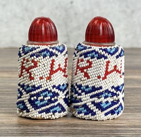 Paiute Native American Indian Beaded S&P Shakers