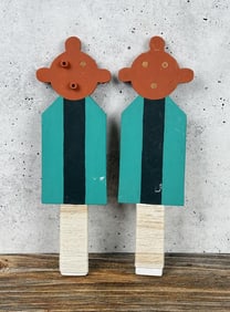 Hopi Indian Mudhead Dance Wands