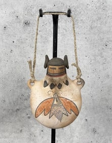 Michael Kanteena Laguna Pueblo Pottery Canteen