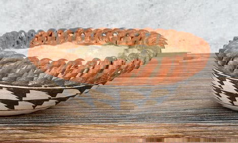 Acoma Pueblo Braided Rim Bowl