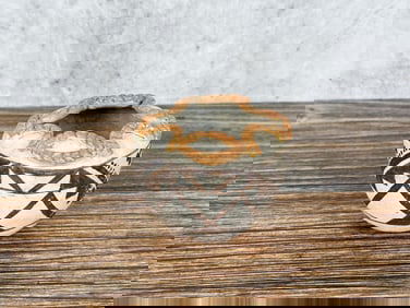 Acoma Pueblo Braided Rim Pot