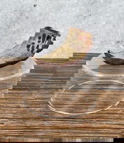 Zuni Pueblo Pottery Boot Moccasin Shoe