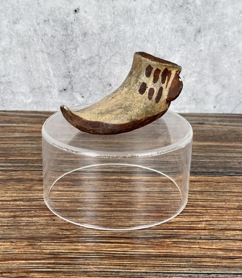 Zuni Pueblo Pottery Boot Moccasin Shoe (1 of 4)