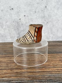 Laguna Pueblo Pottery Boot Moccasin Shoe