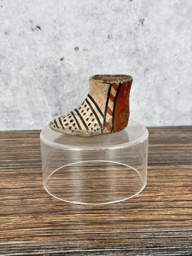 Laguna Pueblo Pottery Boot Moccasin Shoe (1 of 4)