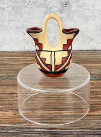 Jemez Pueblo Pottery Wedding Vase