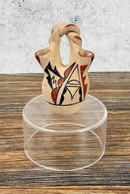 Jemez Pueblo Pottery Wedding Vase