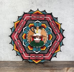 Sandra Hamana Hopi Indian Deer Kachina Plaque