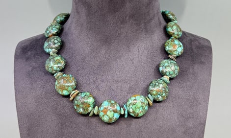 Afghan Turquoise Necklace