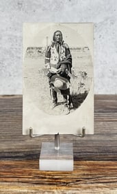 Montana Native American Indian RPPC Postcard