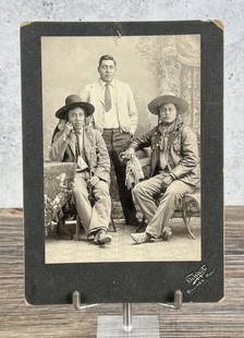 Billings Montana Indian Cabinet Photo: 5" by 7".