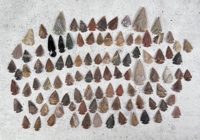 Contemporary Native American Indian Arrowheads