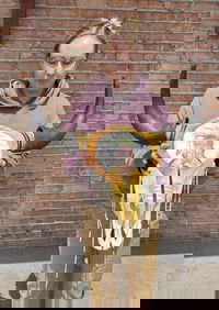 Roullier Blackfoot Indian Painted Buffalo Skull