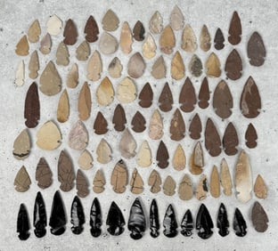 Native American Indian Arrowheads