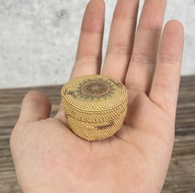 Miniature Makah Makah Northwest Coast Basket