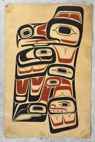 Haida Northwest Coast Indian Raven Print