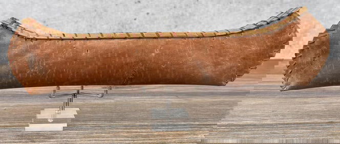 Ojibwe Native American Indian Bark Canoe