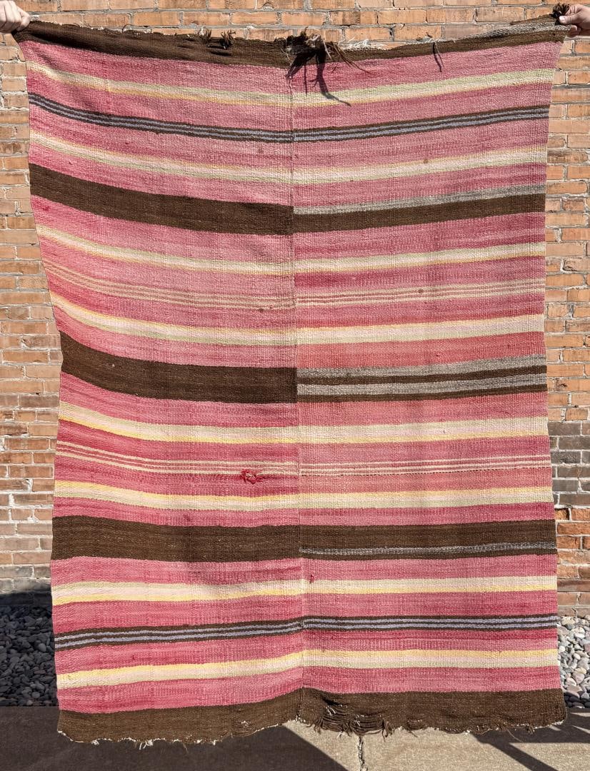 Navajo Late Classic Two Piece Banded Serape (1 of 4)