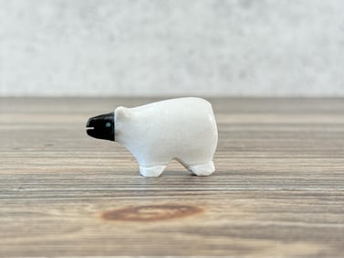 Tim Lementino Zuni Alabaster Sheep Fetish