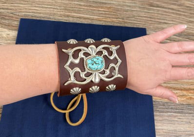 Navajo Tufa Cast Sterling Ketoh Bow Guard