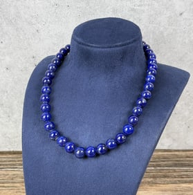 Lapis Lazuli Bead Necklace