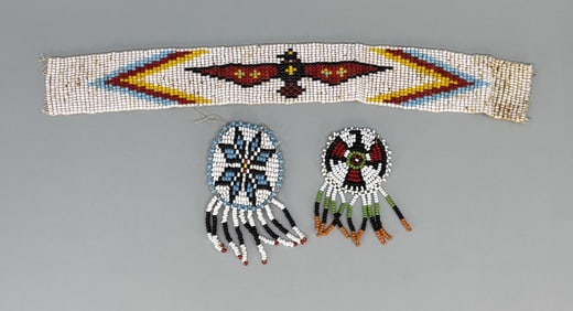 Native American Indian Loom Beaded Items