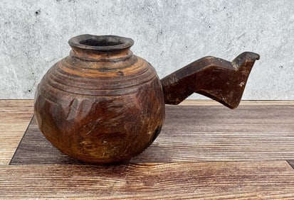 Antique Indian Ghee Serving Jug