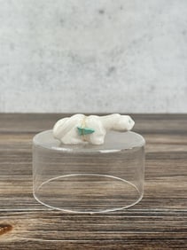 Herbert Halate Zuni Carved Mountain Lion Fetish