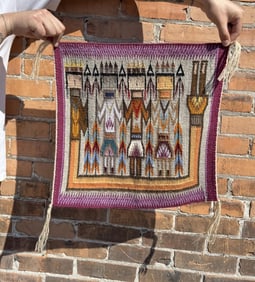 Navajo Indian Yei Yeibichai Dancer Rug