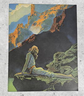Maxfield Parrish Wild Geese Print: 12" by 15 1/4"