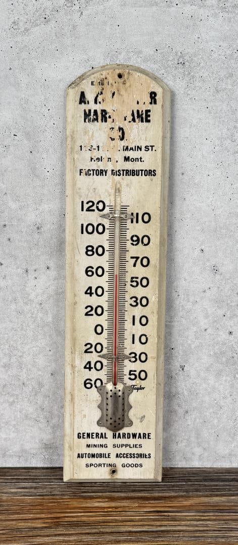Holter Hardware Co Helena Montana Thermometer (1 of 3)