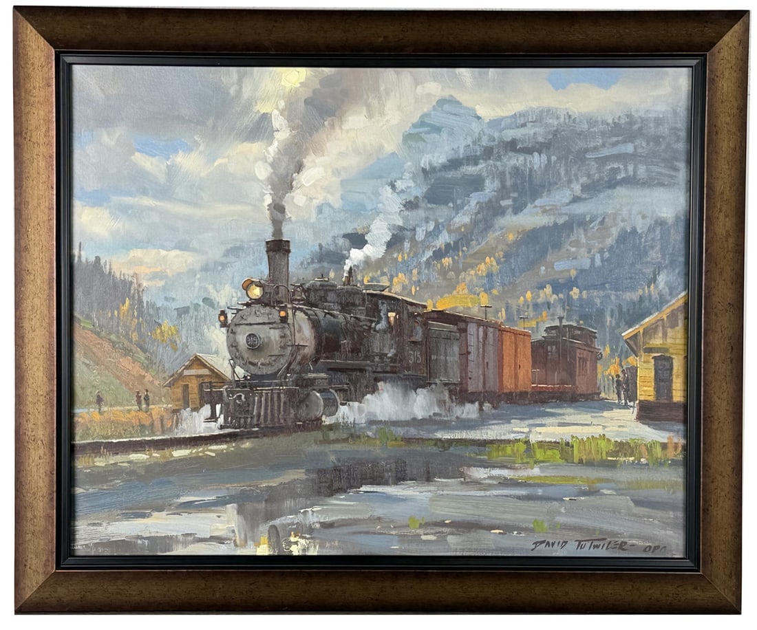 David Tutwiler Arrival at Silverton Painting (1 of 6)