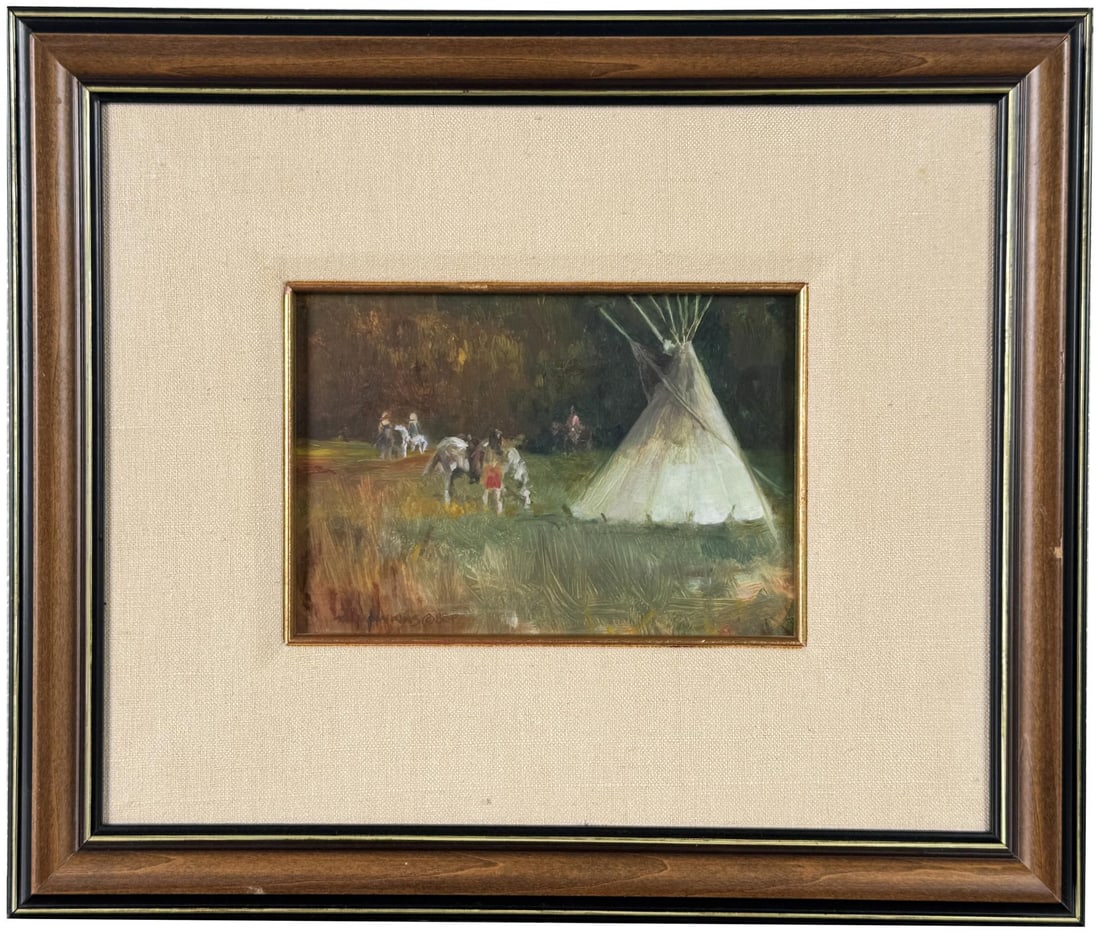 Rocky Hawkins Morning Hunt Oil Painting (1 of 5)