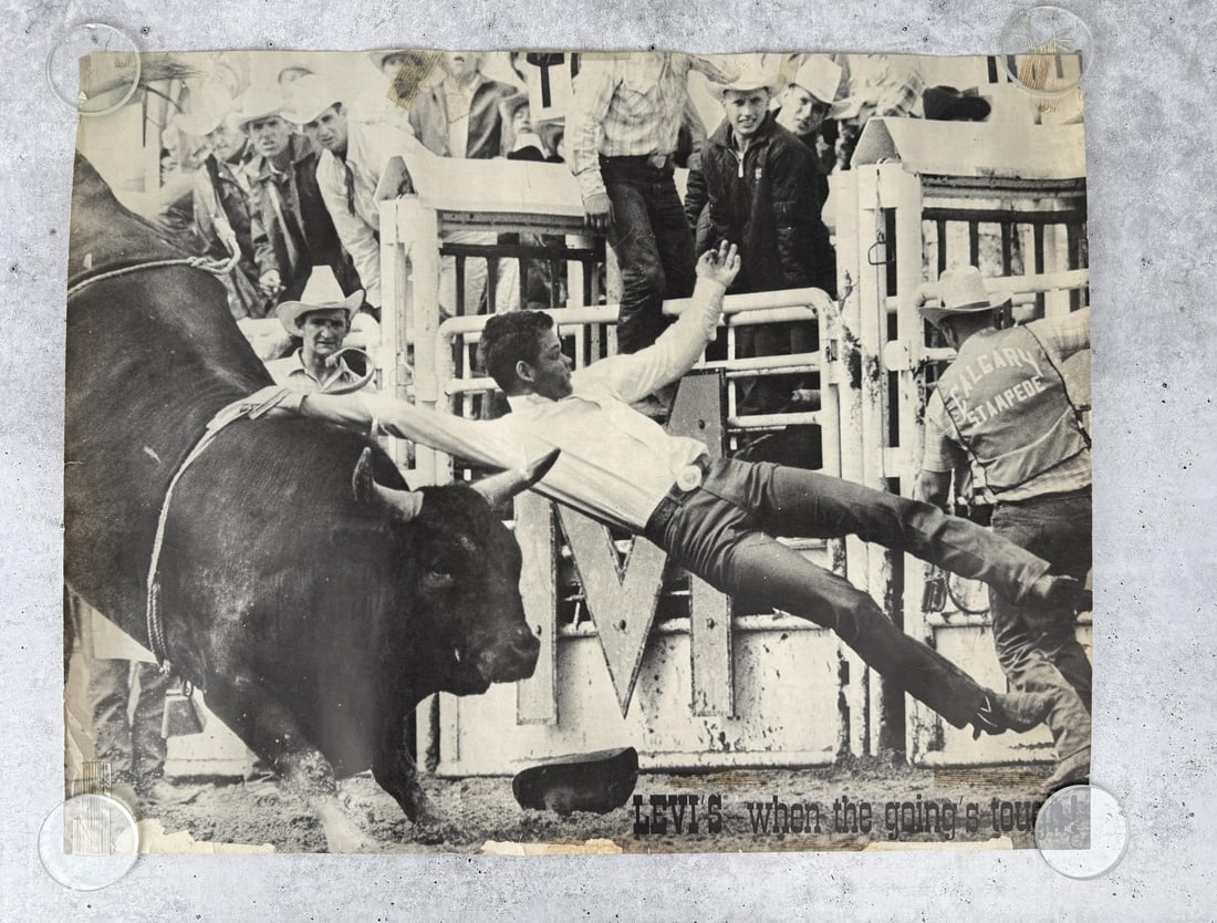 Levis When the Goings Tough Denim Poster: 22" by 28"